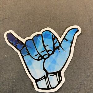 🌈20/$12🌈 Blue Hang Loose Sticker